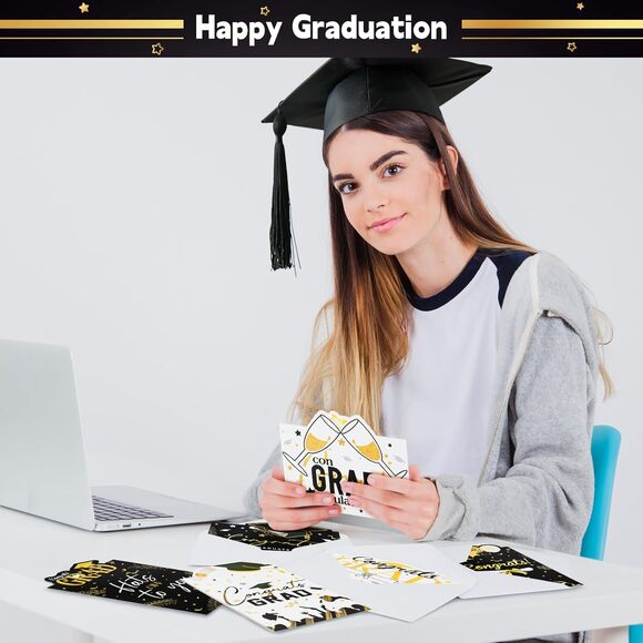 30pc variety Pack Graduation Cards w/ Envelopes DIY Blank Inside Congrats Grad - Picture 5 of 6